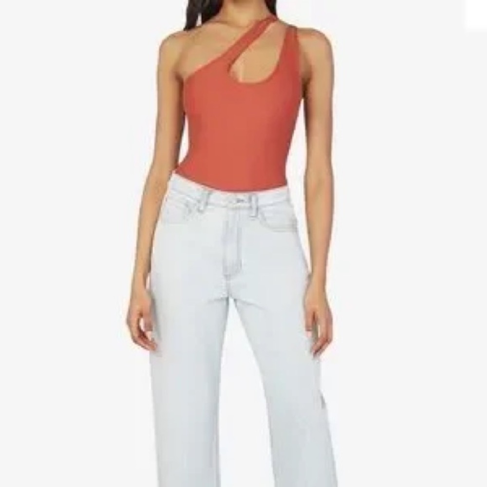 We Wore What Asymmetrical Bodysuit